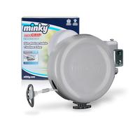 Minky Corde Rétractable Blanc 15 Mètres 1 pièce