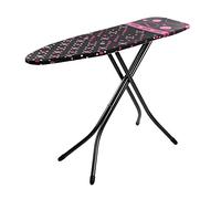 Minky Grande Planche à Repasser avec Zone de résistance aux brûlures, HH40203107K, Noire, Grande compacte