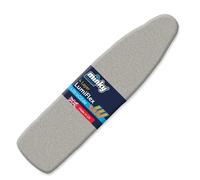 Minky Homecare SureFit Housse de planche à repasser super douce avec revêtement réfléchissant la chaleur LumiFlex - Envers en feutre ultra épais pour un repassage et un pressage plus fluides - 137,2 x