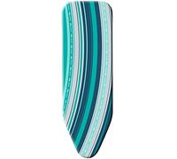Minky Housse de Planche à Repasser Universelle de qualité supérieure - Convient aux Planches jusqu'à 125 x 45 cm - 100% Coton - Bleu