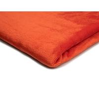Minky Plush lisse double face, nounours, 50x160 cm (Mandarin)