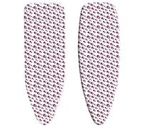 Minky Housse de table à repasser, taille unique - motifs variables Réflecteur Smartfit grande taille 145 x 54 cm Bianco/viola