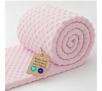 Minky Tissu au Metre 1 M x 160 cm Peluche Polyester - Tissus Couture Doux Velouté pour Couvertures Plaids Doudous Accessoires Peau de Bébé avec Oeko Tex Rose