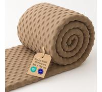 Minky Tissu au Metre 5 M x 160 cm Peluche Polyester - Tissus Couture Doux Velouté pour Couvertures Plaids Doudous Accessoires Peau de Bébé avec Oeko Tex Beige