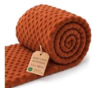 Minky Tissu au Mètre Peluche Polyester - doux velouté à Coudre | pour Couvertures Plaids Doudous Coussins Accessoires Déco Peau de Bébé Oeko Tex 5 M x 160 cm Pumpkin