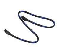 Minleshry Câble D'extension OCuLink SFF8611, PCIe 4.0 X4 64 Gbit/s | Transfert 64 Gbps, plaqué or 42 Broches, Verrou de Verrouillage, blindé, PCB 4 Couches, Câble OCuLink pour Extension GPU SSD
