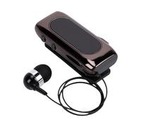 Minleshry Casque Bluetooth à Clipser avec écran LED, Rétractable | Micro Antibruit, Autonomie de 20 Heures, Charge Rapide, écouteurs à Oreille Unique pour la Conduite Professionnelle