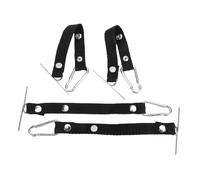 Minleshry Sangle Réglable pour Ceintures à Outils, Lot de 4 Clips de | Support de ruban électrique avec clip en acier inoxydable, pour électriciens, entrepreneurs et travaux de bricolage