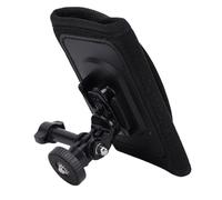 Minleshry Support de Sangle de Sac à Dos pour Caméra Action 6 X5, Rotatif | Double Griffe et Vis 1/4 Pouces, Silicone Antidérapant, Support de Sangle D'épaule pour Sac à Dos pour Vlog Extérieur
