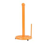 MINLUFUL Porte-Serviettes en Papier en Fonte, Motif Citrouille Vintage Chic, Base lestée pour Rouleau de Papier essuie-Tout, Support pour comptoir de Cuisine, Salle de Bain, Orange