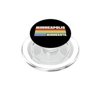 Minneapolis Minnesota Pride Drapeau Arc-en-Ciel Gay Pride Queer PopSockets PopGrip pour MagSafe