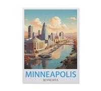 Minneapolis Minnesota，Puzzle 1000 Pieces Paper Puzzle Adult Children's Educational Toy Family Decompression Game（26x38cm）-FH29