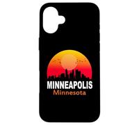 Minneapolis Minnesota Vintage Sunset Retro City State USA Coque pour iPhone 16 Plus