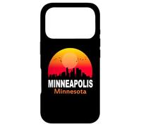 Minneapolis Minnesota Vintage Sunset Retro City State USA Coque pour iPhone 17 Pro