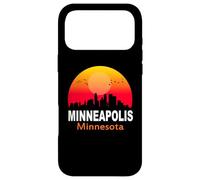 Minneapolis Minnesota Vintage Sunset Retro City State USA Coque pour iPhone 17 Pro Max