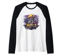 Minneapolis Nordic Mythology Warrior Norvège Suède Islande Manche Raglan