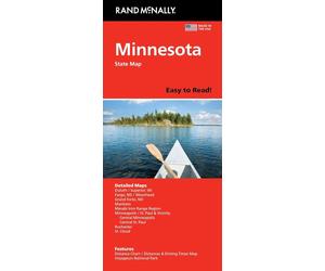 Minnesota, carte facile à lire | Rand McNally