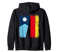 Minnesota Germany Demi-Drapeau du Minnesotan Patrimoine Allemand Sweat à Capuche