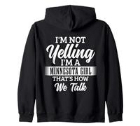 Minnesota Je ne crie Pas, C'est comme ça qu'on Parle de Filles drôles Sweat à Capuche