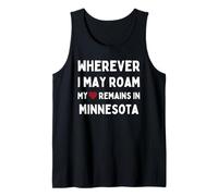 Minnesota Où Que Je puisse me déplacer, Mon cœur Reste au Minnesota Débardeur