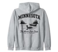 Minnesota Pride State Devise North Star Duck Pond Est 1858 Sweat à Capuche