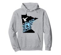 Minnesota Soccer Loon Noir & Bleu Sweat à Capuche