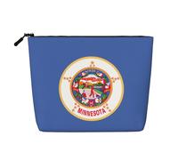 Minnesota State Flag Trousse de toilette et cosmétique pour femme Unisexe