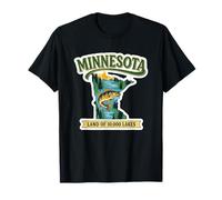 Minnesota, Terre des 10 000 Lacs, Aventure en Plein air T-Shirt