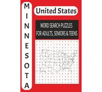 Minnesota US Word Search Puzzle Book: The Ultimate Word Search Book for Adults, Seniors, and Teens | Large Print Edition | Brain Training Adventure: 50 Exciting Puzzles!