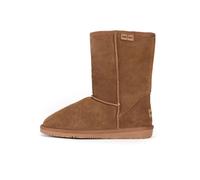 Minnetonka Après-ski 'Olympia' camel / brun foncé, Taille 36