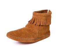 Minnetonka Bottes classiques femme Back Zipper 182 Marron Taille 39.5