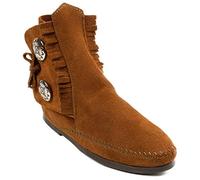 Minnetonka Bottes à semelle souple et à semelle rigide pour homme, Marron - Semelle rigide, 41 EU