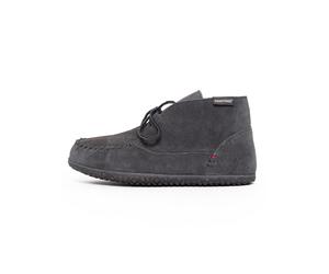 Minnetonka Bottines à lacets 'Torrey' gris foncé, Taille 40