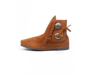 Minnetonka Bottines 'Two Button' cognac, Taille 41
