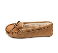 Minnetonka Cally Slipper 4011, Chaussons femme - beige/cannelle, 41 EU