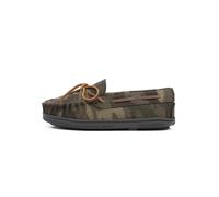 Minnetonka Chaussure basse 'Pile' vert / kaki / vert foncé, Taille 24