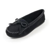 Minnetonka Chesney Scuff pour femme, noir, 10.5