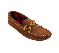 Minnetonka Homme Double Bottom Fleece Mocassins, Marron (Brown), 43 EU