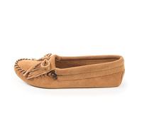 Minnetonka Kilty Suede Moc 107t, Mocassins (loafers) femme - Beige - Beige (Taupe), 40.5