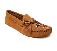 Minnetonka Men's Thunderbird Animikii, Brown, Size 13