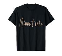Minnetonka Minnesota Design Vintage élégant T-Shirt
