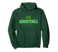 Minnetonka Minnesota | Treeline rétro Minnetonka Minnesota Sweat à Capuche