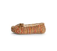 Minnetonka Mocassin 'Cally' pueblo / taupe / vert clair / rouge, Taille 41