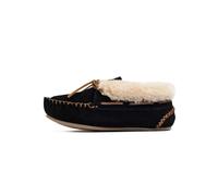Minnetonka Mocassin 'Chrissy' crème / marron / noir, Taille 37