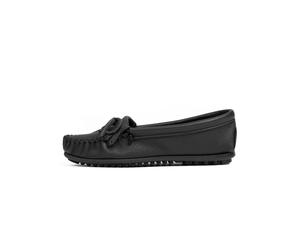 Minnetonka Mocassin 'Deerskin Kilty' noir, Taille 37