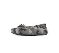 Minnetonka Mocassin gris / vert / noir, Taille 37