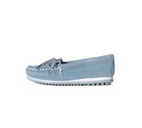 Minnetonka Mocassin 'Kilty plus' bleu clair / argent / blanc, Taille 37