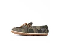 Minnetonka Mocassin 'Taft' marron / vert, Taille 42