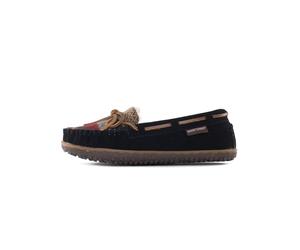 Minnetonka Mocassin 'Tilia' marron / noir, Taille 38