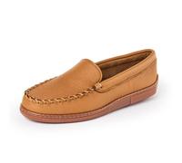 Minnetonka Mocassins en cuir Moosehide pour homme, Naturel - Vénitien, 11.5